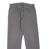 LEVI'S 514 Jeans Mens Grey Slim Straight W33 L28