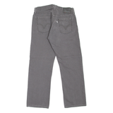LEVI'S 514 Jeans Mens Grey Slim Straight W33 L28
