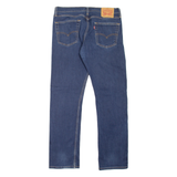 LEVI'S 513 Jeans Mens Blue Slim Straight Stone Wash W32 L32