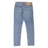 LEVI'S 512 Jeans Mens Blue Slim Tapered Stone Wash W32 L32