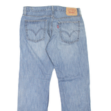 LEVI'S 514 Jeans Mens Blue Slim Straight Stone Wash W34 L30