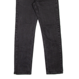 LEVI'S 502 Jeans Mens Black Regular Tapered W29 L27