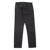 LEVI'S 502 Jeans Mens Black Regular Tapered W29 L27