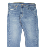 LEVI'S 505 Jeans Mens Blue Regular Straight Stone Wash W40 L30