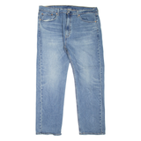LEVI'S 505 Jeans Mens Blue Regular Straight Stone Wash W40 L30