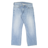 LEVI'S 514 Jeans Mens Blue Slim Straight Stone Wash W32 L30