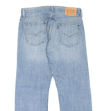 LEVI'S 514 Jeans Mens Blue Slim Straight Stone Wash W32 L30