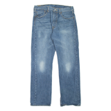 LEVI'S 501 Jeans Mens Blue Regular Straight Stone Wash W30 L30