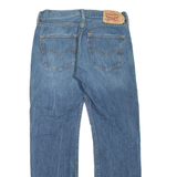 LEVI'S 501 Jeans Mens Blue Regular Straight Stone Wash W30 L30