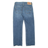 LEVI'S 501 Jeans Mens Blue Regular Straight Stone Wash W30 L30