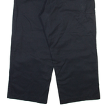 DICKIES Mens Trousers Black Regular Straight W36 L25