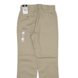 DICKIES 874 Workwear Womens Trousers Beige Regular Straight W29 L30