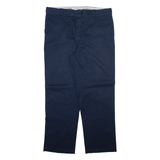 DICKIES 874 Workwear Mens Trousers Blue Regular Straight W40 L32