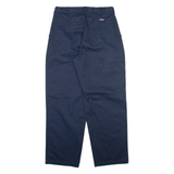 DICKIES Mens Trousers Blue Relaxed Straight W30 L28