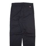 DICKIES Mens Trousers Black Regular Straight W30 L32