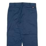 DICKIES 874 Workwear Mens Trousers Blue Regular Straight W34 L26