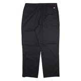 DICKIES Mens Trousers Black Regular Straight W40 L30