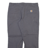 CARHARTT Mens Trousers Grey Relaxed Straight W40 L30