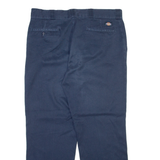 DICKIES 874 Workwear Mens Trousers Blue Regular Straight W36 L30
