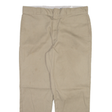 DICKIES 874 Workwear Mens Trousers Beige Regular Straight W38 L30