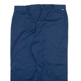 DICKIES Mens Trousers Blue Regular Straight W38 L24