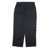 DICKIES Mens Trousers Black Relaxed Straight W34 L30