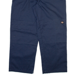 DICKIES Mens Trousers Blue Loose Straight W40 L30