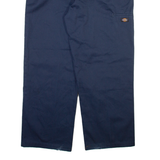 DICKIES Mens Trousers Blue Loose Straight W40 L30