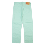 LEVI'S 501 Mens Trousers Blue Regular Straight W34 L30