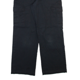 DICKIES Cargo Mens Trousers Black Relaxed Straight W30 L28