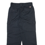 DICKIES Cargo Mens Trousers Black Relaxed Straight W30 L28