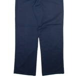 DICKIES Mens Trousers Blue Regular Straight W34 L31