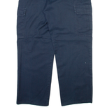 DICKIES Cargo Mens Trousers Blue Relaxed Straight W34 L30