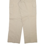 DICKIES Cargo Mens Trousers Beige Regular Straight W34 L34