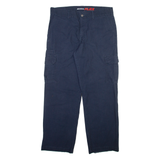 DICKIES Cargo Mens Trousers Blue Regular Straight W34 L30