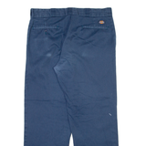 DICKIES 874 Workwear Mens Trousers Blue Regular Straight W36 L30