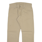 LEVI'S 514 Mens Trousers Beige Slim Straight W34 L30