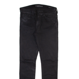 GUESS Mens Trousers Black Slim Skinny W32 L32