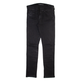 GUESS Mens Trousers Black Slim Skinny W32 L32