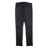 GUESS Mens Trousers Black Slim Skinny W32 L32