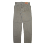 DIESEL Mens Trousers Grey Regular Straight W33 L33