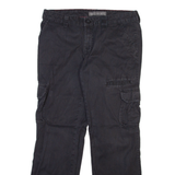 DICKIES Cargo Womens Trousers Grey Regular Straight W34 L31