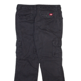 DICKIES Cargo Womens Trousers Grey Regular Straight W34 L31