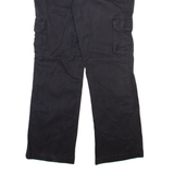 DICKIES Cargo Womens Trousers Grey Regular Straight W34 L31