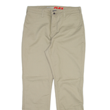 DICKIES Womens Trousers Beige Regular Straight W32 L30