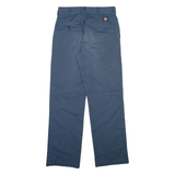DICKIES Mens Trousers Blue Regular Straight W30 L32