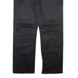 GUESS Mens Trousers Black Regular Straight W38 L30