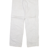 DICKIES Carpenter Mens Trousers White Regular Straight W30 L34