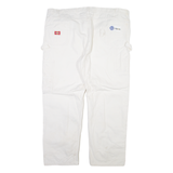 DICKIES Carpenter Mens Trousers White Regular Straight W46 L30
