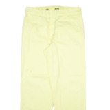 DICKIES 874 Workwear Mens Trousers Yellow Regular Straight W34 L32